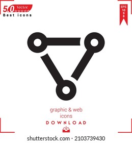 Outline share Icon. share icon vector isolated on white background. Graphic design, material-design, Best sellers 2022 icons, mobile application, UI UX design, EPS 10 format vector