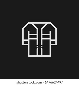 Outline shirt vector icon. Shirt illustration for web, mobile apps, design. Shirt vector symbol.