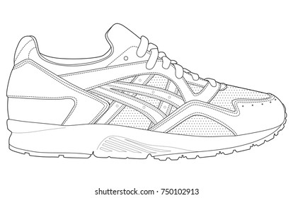 sneaker sketch