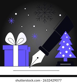 Outline and silhouette art of ant, Pen icon, birds, art Vector set on a white background.