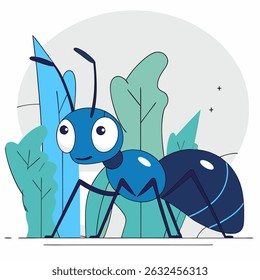 Outline and silhouette art of ant, Pen icon, birds, art Vector set on a white background.
