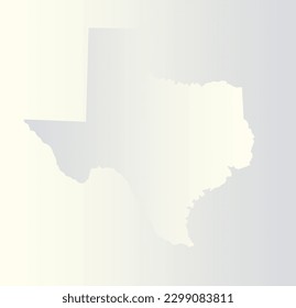 Outline silhouette map of Texas in palee colors as a background