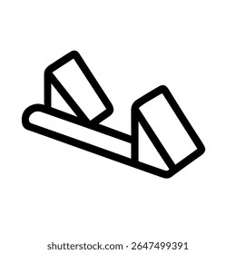 Outline Simple Minimalist Sandal Summer Footwear Fashion Accessories Illustration