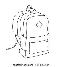 backpack outline