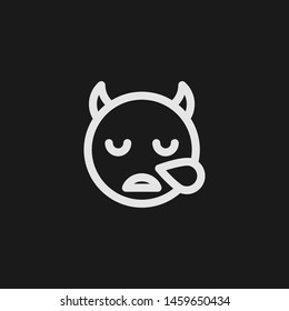 Outline sleep vector icon. Sleep illustration for web, mobile apps, design. Sleep vector symbol.