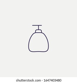 Outline soap icon.soap vector illustration. Symbol for web and mobile