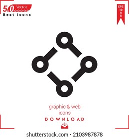 Contorno a un icono social. vector de icono social aislado en fondo blanco. Diseño gráfico, diseño de material, iconos de Best sellers 2022, aplicación móvil, diseño de UI UX, vector de formato EPS 10
