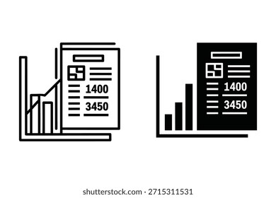 Esquema e informe financiero sólido con gráficos y datos