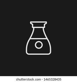 Outline soy vector icon. Soy illustration for web, mobile apps, design. Soy vector symbol.