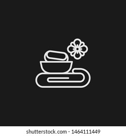 Outline spa vector icon. Spa illustration for web, mobile apps, design. Spa vector symbol.