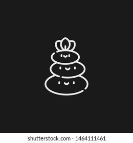 Outline spa vector icon. Spa illustration for web, mobile apps, design. Spa vector symbol.