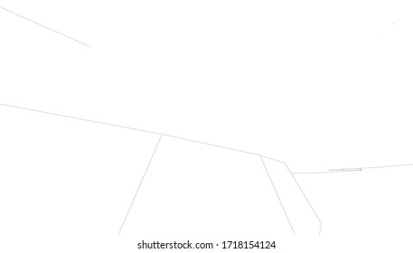 
outline for space sketching, 3D visualization., landscape architectural form