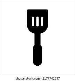 Icono de vector de espátula de contorno. Ilustración espacial para web, aplicaciones móviles, diseño. Símbolo vector de espátula.