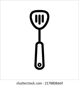 Outline spatula vector icon. Spatula illustration for web, mobile apps, design. Spatula vector symbol.