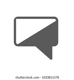 outline speech icon