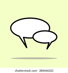outline speech icon