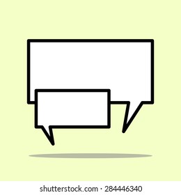 outline speech icon