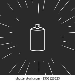 Outline spray icon illustration isolated vector sign symbol
