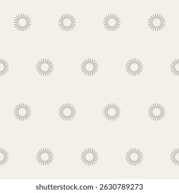 Outline Star Isolated on Beige Seamless Pattern background. Elegant Vintage Aesthetic Boho Textile Print. Wrapping Paper Design. baby Nursery Wallpaper. Vintage Clothing Textile Fabric Design. 