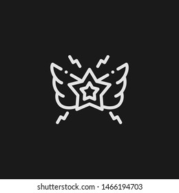 Outline star vector icon. Star illustration for web, mobile apps, design. Star vector symbol.