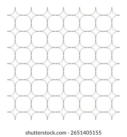  Outline Starburst Grid Pattern on White Background