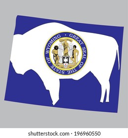 Outline of the State of Wyoming