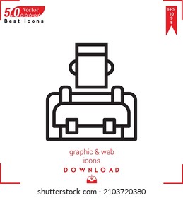 Outline student Icon. student icon vector isolated on white background. Graphic design, material-design, Best sellers 2022 icons, mobile application, UI UX design, EPS 10 format vector