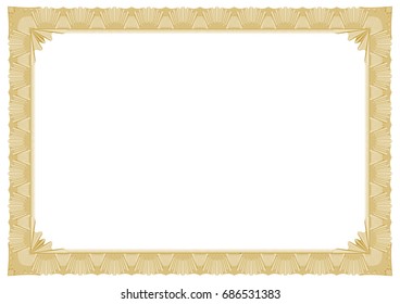 Outline style border editable vector eps file