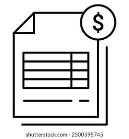 Estilo del esquema Obtener el icono de cotización con la moneda del dólar estadounidense.