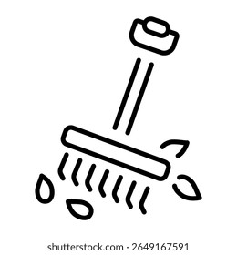 Um ícone de estilo de estrutura de tópicos representando o raking