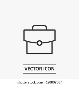 Outline suitcase  icon illustration vector symbol
