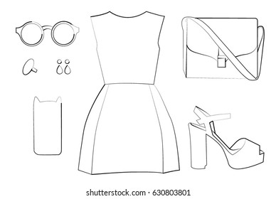 outline summer look