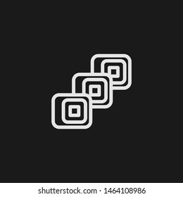 Outline sushi vector icon. Sushi illustration for web, mobile apps, design. Sushi vector symbol.