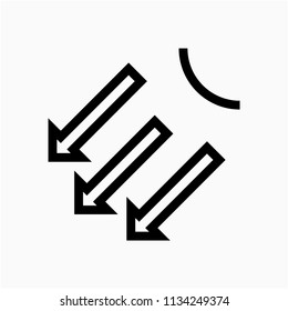 Outline swing pixel perfect vector icon