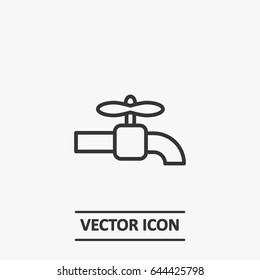Outline tap   icon illustration vector symbol