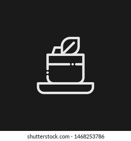Outline tea cup vector icon. Tea cup illustration for web, mobile apps, design. Tea cup vector symbol.