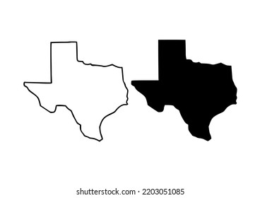 Übersicht über die Clipart-Kunst von Texas State