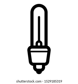 Outline Thin Line Lightbulb Icon