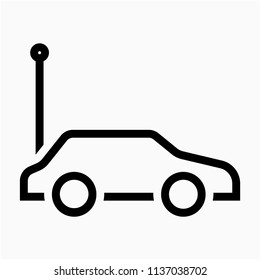 Outline toy pixel perfect vector icon