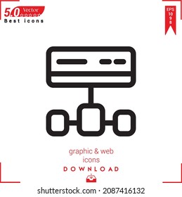 Outline transfer icon. transfer icon vector isolated on white background. Graphic design, material-design,  mobile application, logo, user interface. EPS 10 format vector