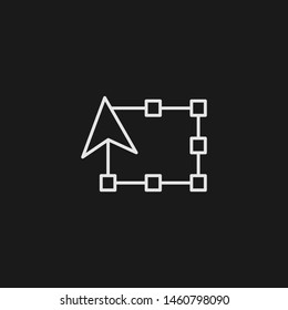 Outline transform vector icon. Transform illustration for web, mobile apps, design. Transform vector symbol.