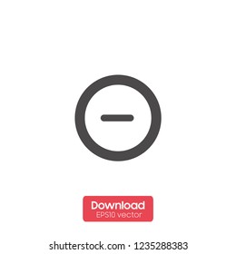 Outline Trash Icon isolated on grey background for web site design, logo, app, UI. Editable stroke. Vector illustration. EPS10