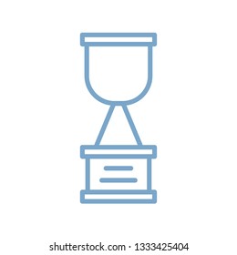 Outline Trophy icon, Vector on white background - Vector