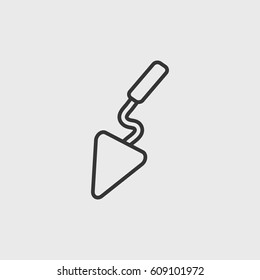  Outline  trowel   web icon