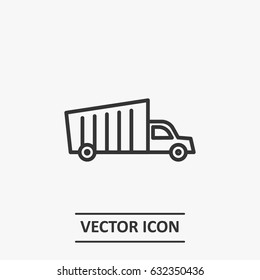 Outline Truck  icon illustration vector symbol