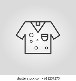Outline t-shirt web icon ilustration vector symbol