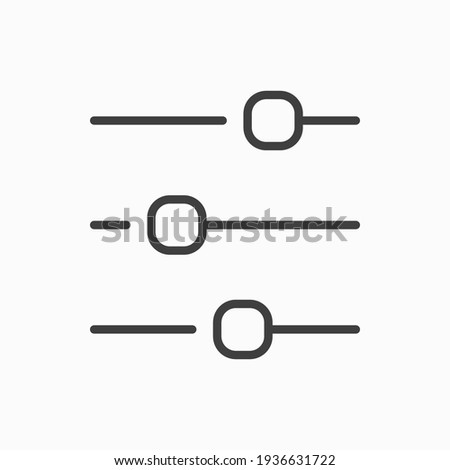 Outline tuner icon. Tuner vector illustration. Symbol for web and mobile
