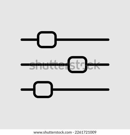 Outline tuner icon. Tuner vector trendy style illustration on white background..eps