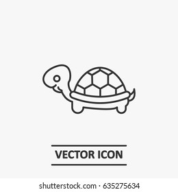 Outline Turtle  icon illustration vector symbol