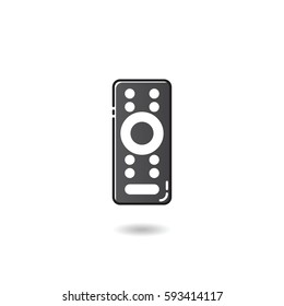 Outline tv remote icon